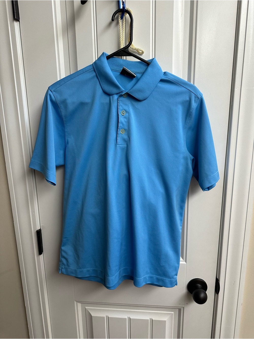 Nike Boys Light Blue Short-Sleeve Polo